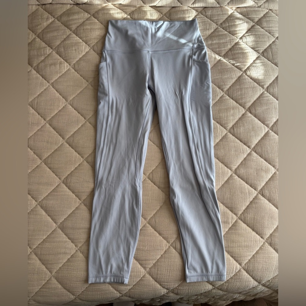 Women's Lululemon Baby Blue High-Waisted Leggings